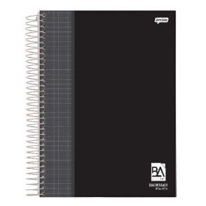 Caderno Espiral Universitário (Grande) 96 Folhas Capa Dura Quadriculado 1cm. Jandaia - Envio de Capas Conforme Disponibilidade do Estoque