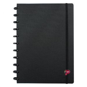 Caderno Grande 80 Folhas All Black Pop Disc