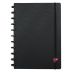 Caderno Grande 80 Folhas All Black Pop Disc