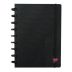 Caderno Médio 80 Folhas All Black Pop Disc