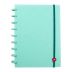 Caderno Médio 80 Folhas Breeze Pastel Verde Pop Disc