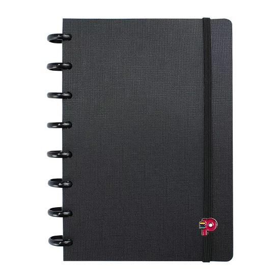 Caderno A5 All Black Pop Disc