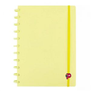 Caderno Grande Yummy Colors Amarelo Baunilha Pop Disc