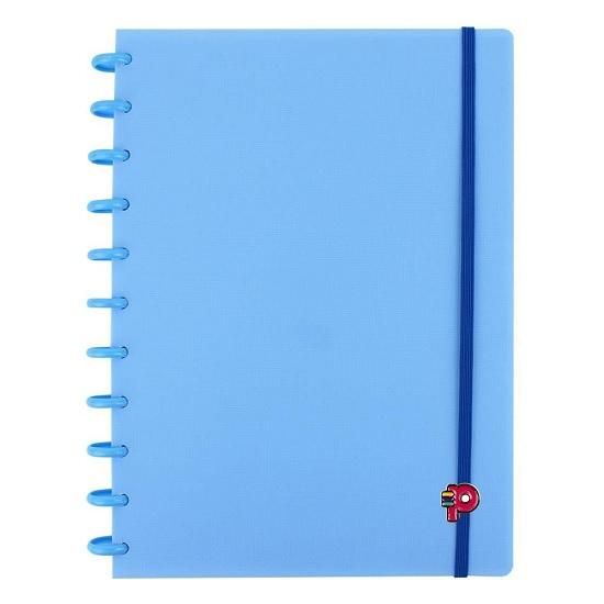 Caderno Grande Yummy Colors Azul Tutti Frutti Pop Disc