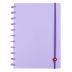 Caderno Grande Yummy Colors Lilás Marshmallow Pop Disc