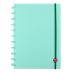 Caderno Grande Yummy Colors Verde Menta Pop Disc