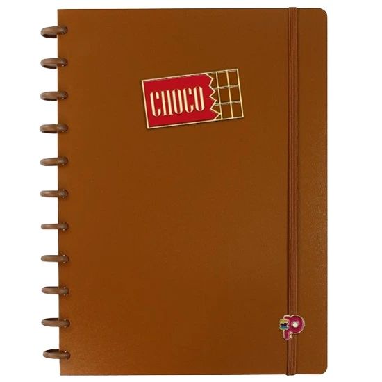 Caderno Universitário (Grande) ChocoCherry Chocolate 80 Folhas Pop Disc