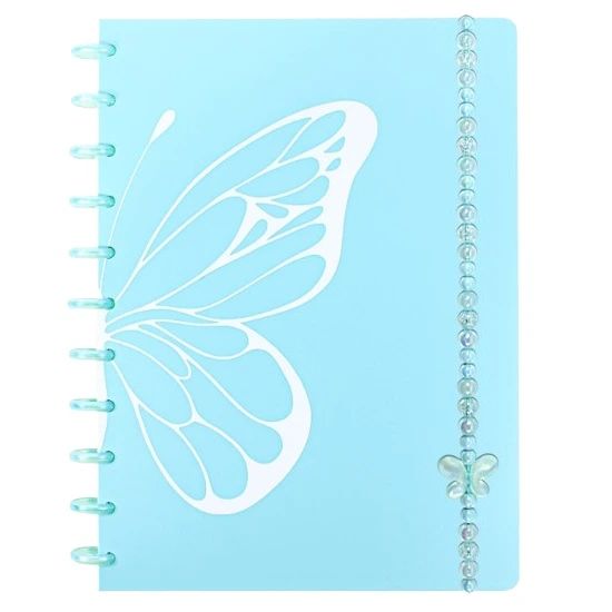 Caderno Universitário (Grande) Fairy Tail Azul 80 Folhas Pop Disc