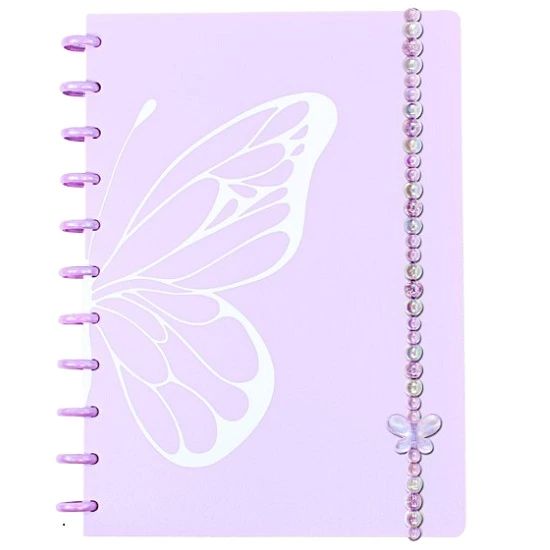 Caderno Universitário (Grande) Fairy Tail Lilás 80 Folhas Pop Disc