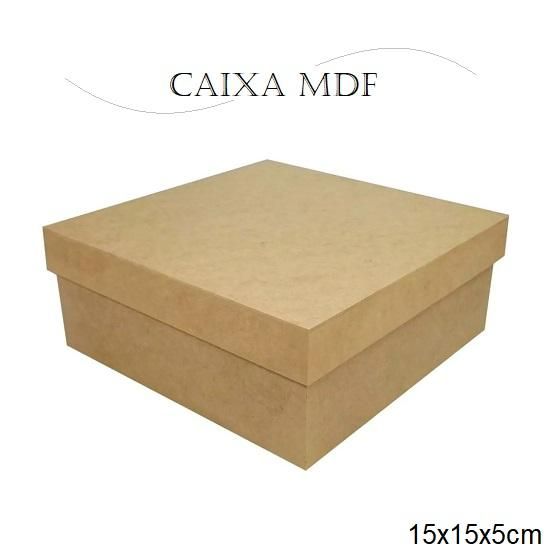 Caixa MDF 15x15x5