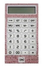 Calculadora Com Strass 12cm - Envio da Calculadora Conforme Disponibilidade do Estoque