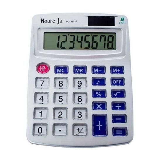 Calculadora De Mesa 8 Dígitos MJ3801A Moure Jar