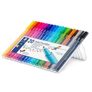 Caneta Broadliner Triplus Com 20 Cores 338SB20 Staedtler 