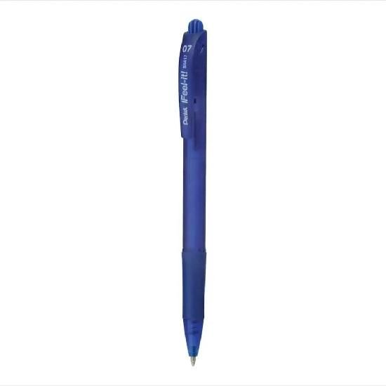 Caneta Esferográfica 0.7 Feel It Azul BX417C Pentel