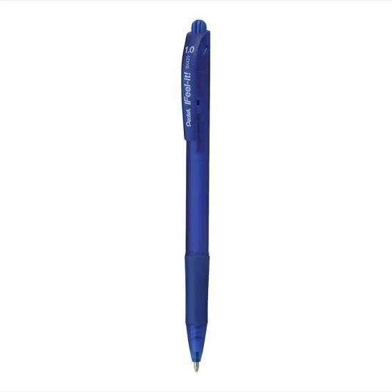 Caneta Esferográfica 1.0 Feel It Azul BX420C Pentel