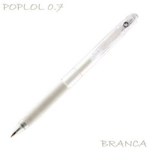 Caneta Esferográfica BL-PL-7 PopLol 0.7 Branca Pilot