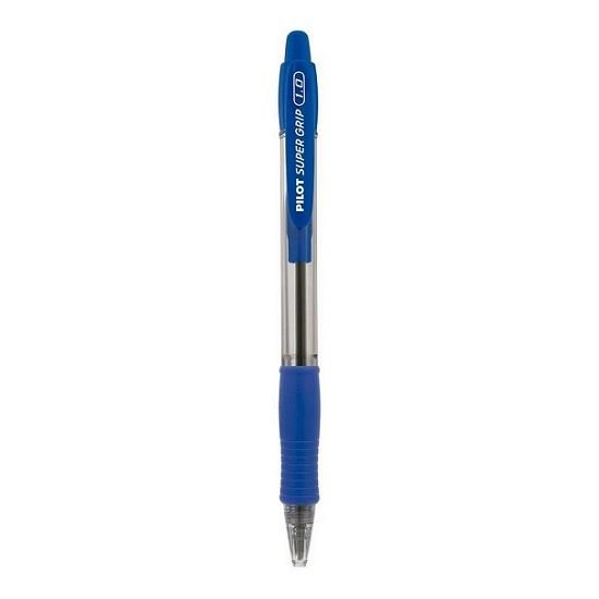 Caneta Esferográfica BPS Super Grip 1.0 Azul Pilot