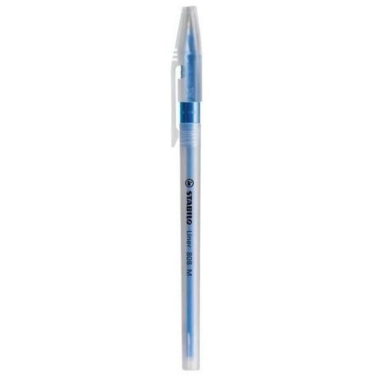 Caneta Esferográfica Stabilo Liner Azul 808/41