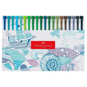 Caneta Fine Pen Colors Com 60 Unidades FPBES60ZF Faber Castell