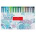 Caneta Fine Pen Colors Com 60 Unidades FPBES60ZF Faber Castell