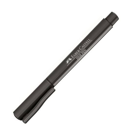 Caneta Fine Pen Preto Faber Castell