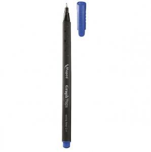 Caneta Fineliner Graph Peps Azul Marinho 749120 Maped