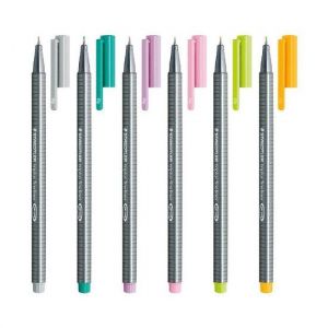 Caneta Fineliner Triplus Com 6 Cores Pastel 334SB6 Staedtler