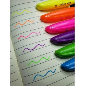 Caneta Gel Trigel Neon Com 6 Cores Cis