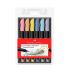 Caneta Hidrográfica 6 Cores Supersoft Brush Pastel Faber Castell