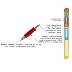 Caneta Nankin 0.1 Desegraph Trident