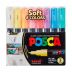 Caneta Posca PC-1M Com 8 Cores Pastel Uni