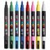 Caneta Posca PC-3M Com 8 Cores Uni