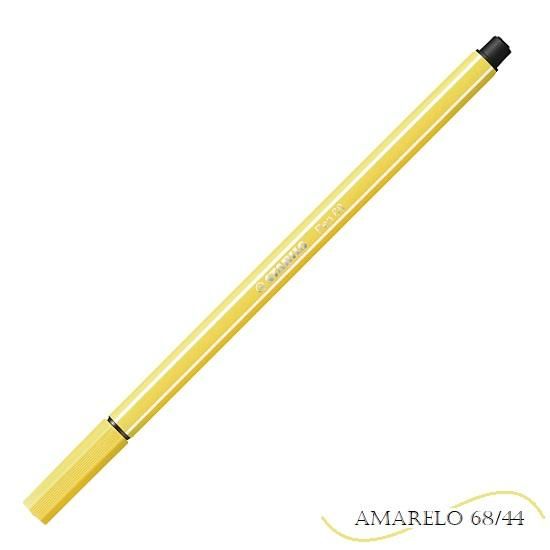 Caneta Stabilo Pen Amarelo 68/44