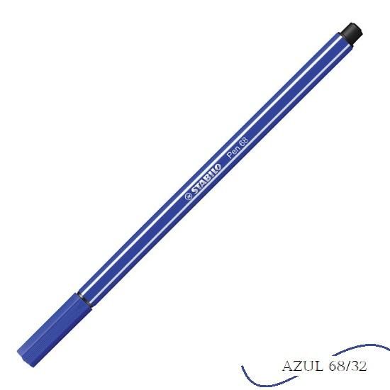 Caneta Stabilo Pen Azul 68/32