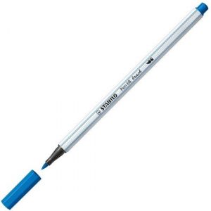 Caneta Stabilo Pen Brush Azul Royal 568/41