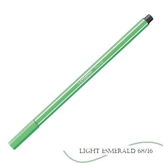 Caneta Stabilo Pen Light Esmerald 68/16