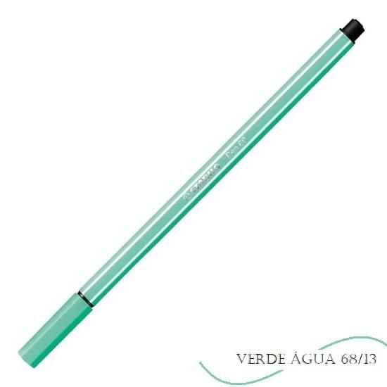 Caneta Stabilo Pen Verde Água 68/13