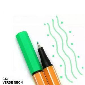 Caneta Stabilo Point Verde Neon 88/033