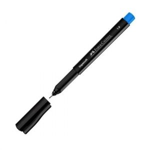 Caneta Supersoft Azul Claro Faber Castell