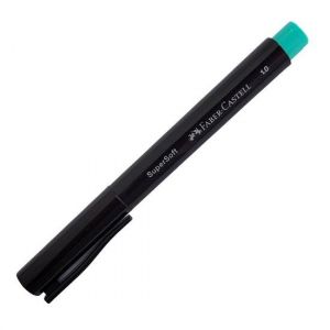 Caneta Supersoft Verde Água Faber Castell