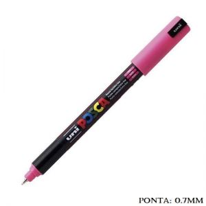 Caneta Uni Posca PC 1MR 1mm. Rosa