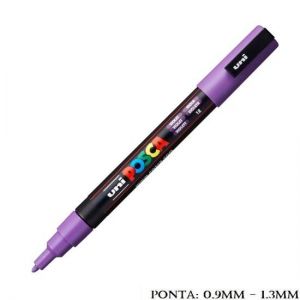 Caneta Uni Posca PC 3M 1.3mm. Violeta