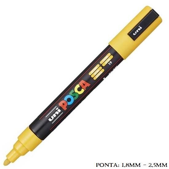 Caneta Uni Posca PC 5M 2.5mm. Ocre