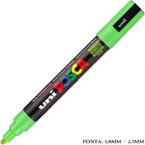 Caneta Uni Posca PC 5M 2.5mm. Verde Maçã