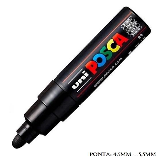 Caneta Uni Posca PC 7M Preta