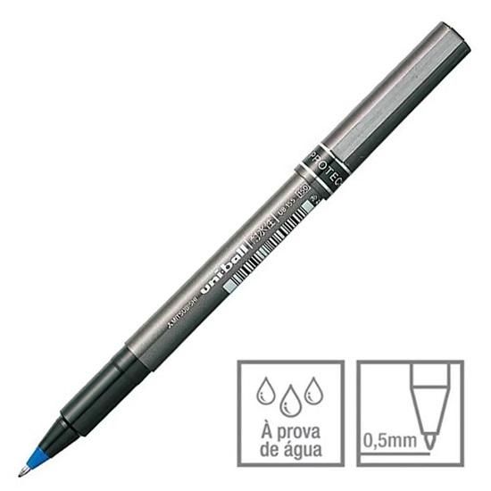 Caneta Uni UB-155 Micro Deluxe Azul 0.5