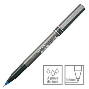 Caneta Uni UB-155 Micro Deluxe Azul 0.5