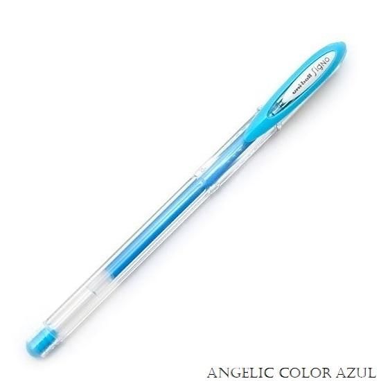 Caneta Uni UM-120AC Angelic Color Azul