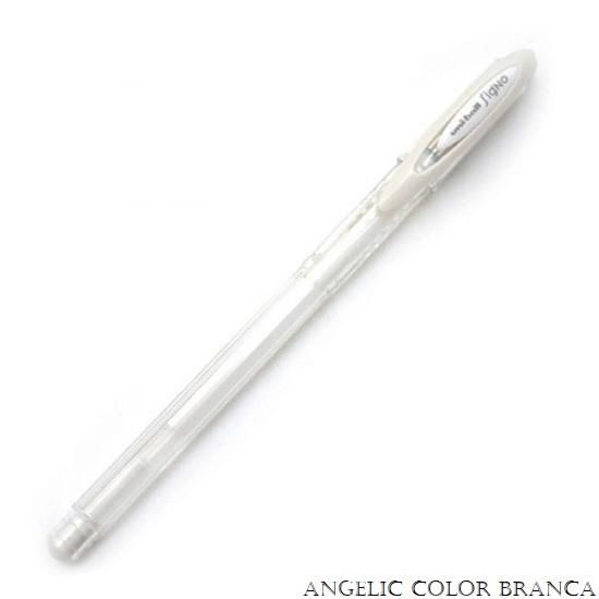 Caneta Uni UM-120AC Angelic Color Branca