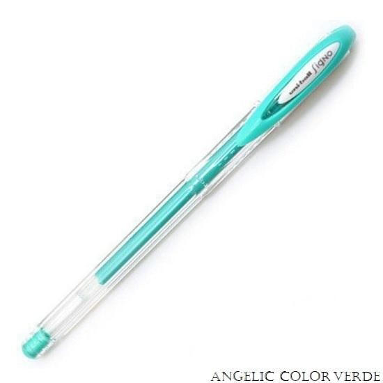 Caneta Uni UM-120AC Angelic Color Verde